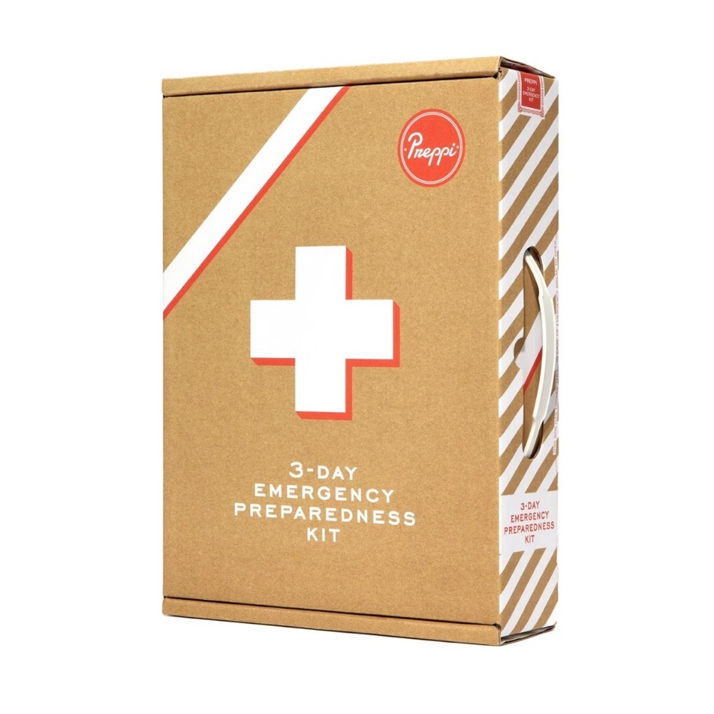 Preppi GoBox Emergency Survival Kit with Water and Food Supply
